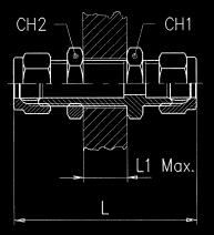 5 20 10 10460 CONEXÃO RETA TUBO-TUBO - STRAIGHT CONNECTOR Code Tube L CH 1046000001 4 30.5 10 50 1046000002 6 35 11 50 1046000003 8 36 13 50 1046000004 10 43.