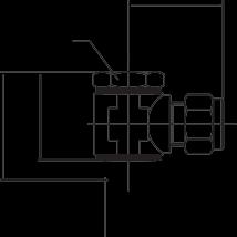 Serie 13000 13540 LUVA PARA ENGATE DE MANGUEIRAS - SLEEVE HOSE ADAPTER FOR CAOUTCHOUC TUBES ØD1 ØD2 Código Code D1 D2 L1 L 135400001GG00 6 7 22.5 40.