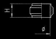 Serie 13000 13740 BUCHA EM LATÃO - BRASS OLIVE Tubo Código H Code Tube 137400001X100 4 6 50 137400001X400 6 6.5 50 137400001X700 8 7 50 137400001X900 10 8 50 137400001Y100 12 8.