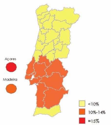 A diabesidade em Portugal. Uma análise do Estudo AMALIA. Figura 2 Prevalência de diabetes.