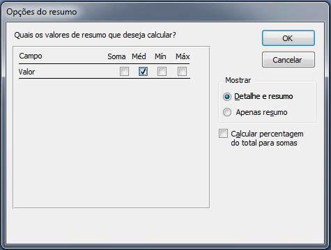 A opção Esquema define a maneira como os controlos serão dispostos no relatório.