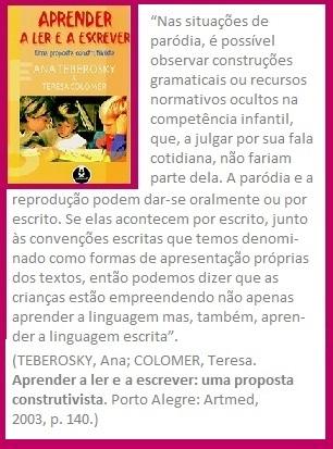 Quando as crianças se veem diante do desafio de escrever a sua própria história sobre um enredo já conhecido, colocam em prática o que aprenderam a respeito da linguagem escrita.