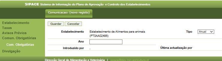 De seguida clicar em Novo (assinalado a laranja)para iniciar a criação de uma nova