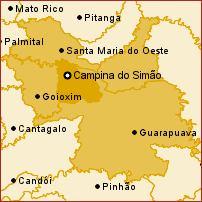 Sua divisão administrativa consta de um distrito administrativo e uma zona eleitoral, pertence a comarca de Guarapuava. Possui uma área territorial de 451.