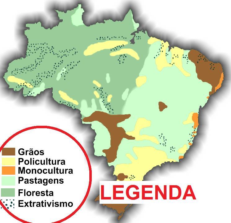 Alguns símbolos cartográficos e suas legendas são padronizados para todos os mapas, como o azul para designar a água e o verde para indicar uma área de vegetação,