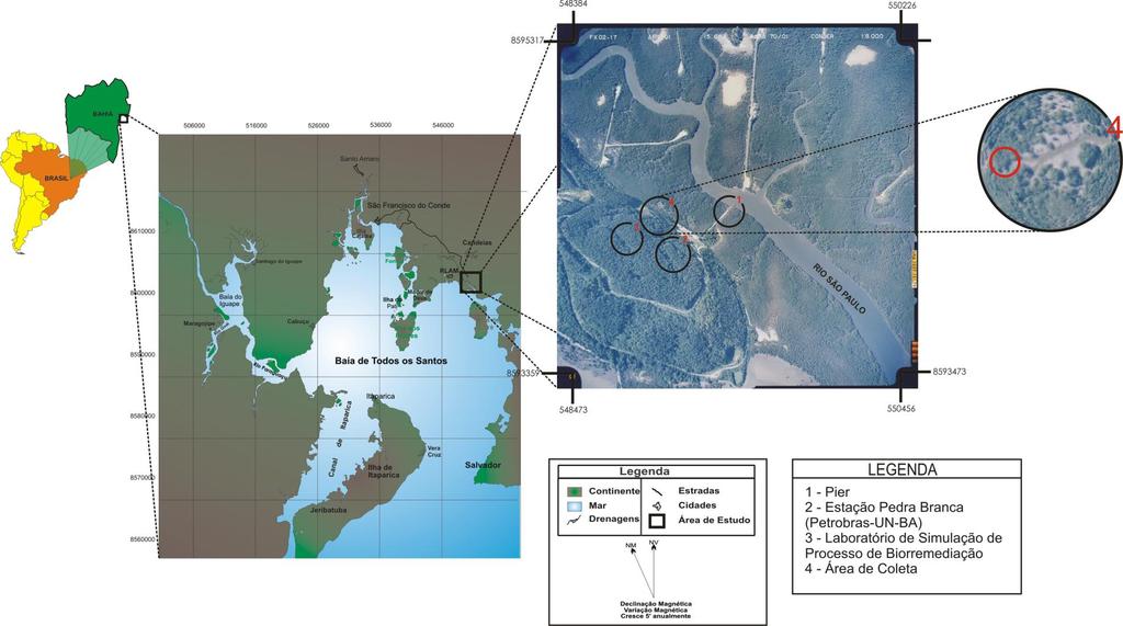 27 c) Ilha dos Frades Ilha de Maré b) a) Figura 5. Mapa de situação e localização da área de estudo.