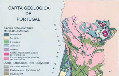 Geografia e geologia do xisto Portugal continental faz parte da