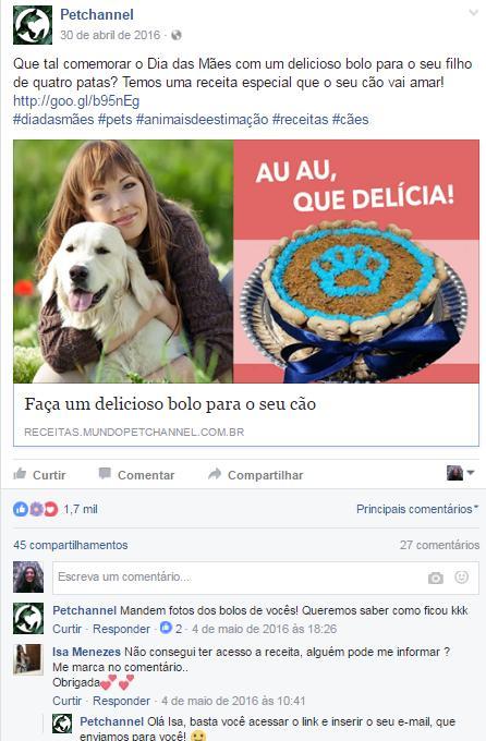 Inbound Marketing Cliente: Petchannel E-book: Receita de dias das