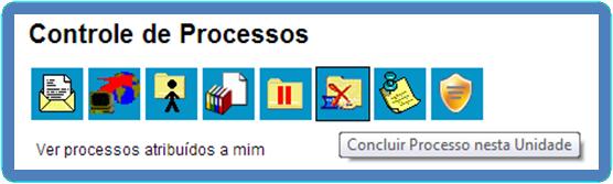 12. Conclusão do Processo A conclusão do processo em uma unidade não acarreta a conclusão nas demais unidades nas quais esteja aberto. O processo pode ser concluído na unidade por dois motivos: a.