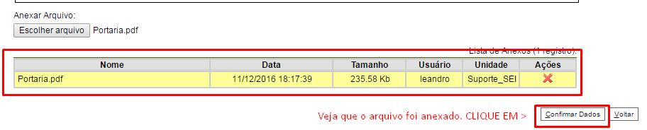 meio eletrônico) selecione o