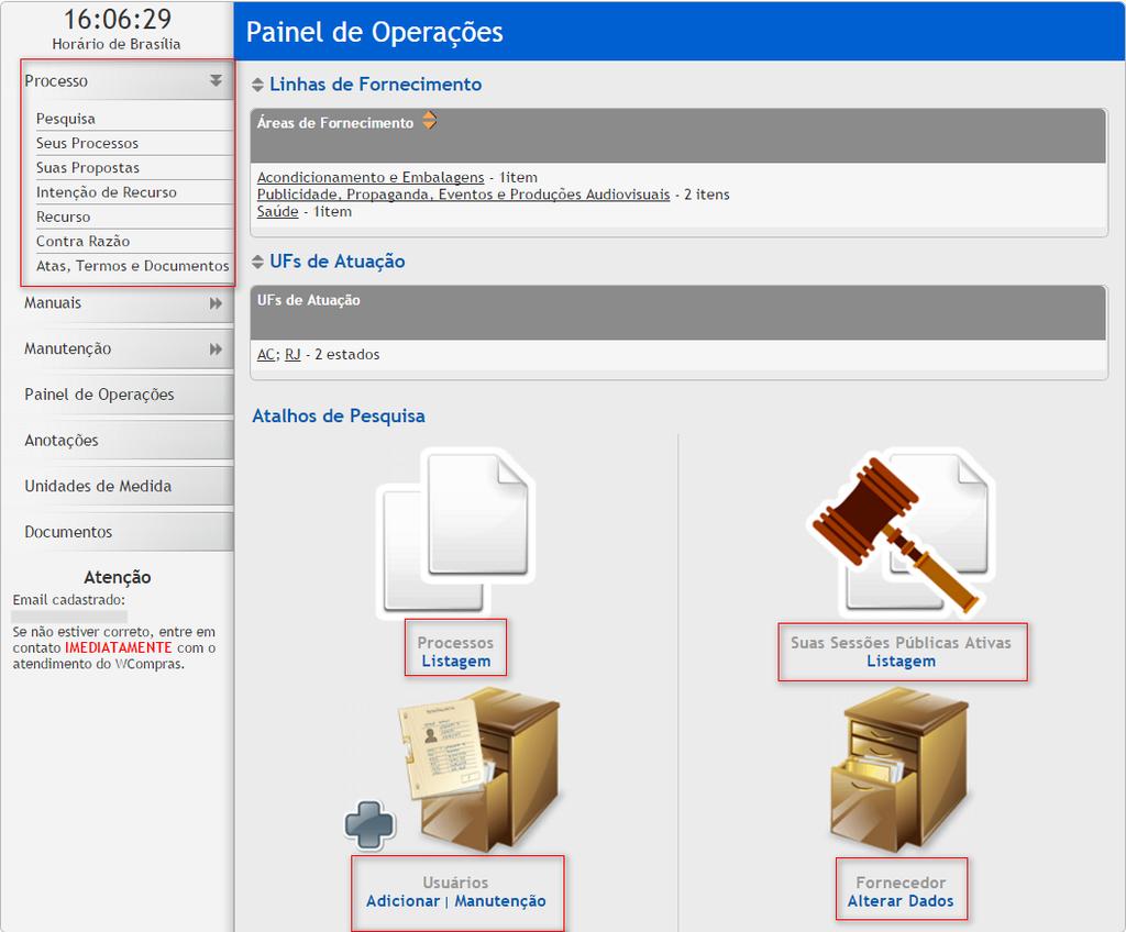 Recurso Contra Razão Atas, Termos e Documentos fornecedor; Verificam-se os processos com recursos; Verificam-se os processos com contra