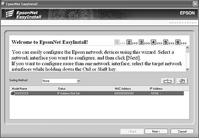 3. Certifique-se de que todas as aplicações estão encerradas e faça clique no ícone Easy Install (Instalação fácil). 4. A janela do acordo de licença do software aparece.