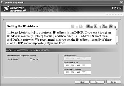 9. Seleccione um método para definir o endereço de IP.