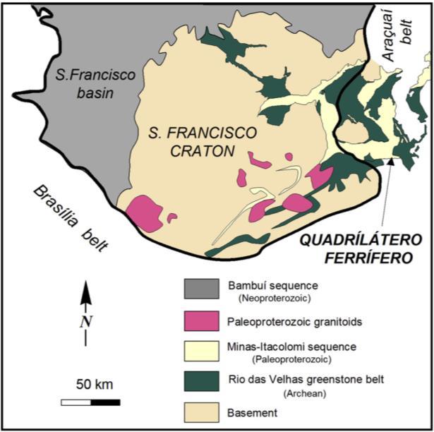 mining district and distribution of Paleoproterozoic