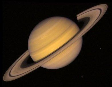 Anéis Os quatro planetas jovianos apresentam um sistema de anéis, constituídos por bilhões de pequenas partículas orbitando muito próximo de seu planeta.