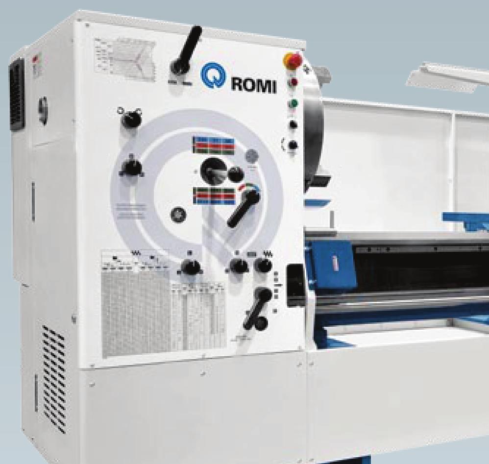 Flexibilidade e produtividade para aplicações diversas, com capacidade para usinar peças de Ø 640 mm. ES-40 Cabeçote: 18 velocidades, máx. 2.