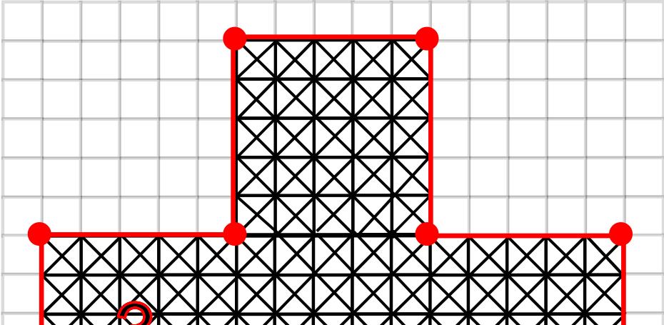 37 Na Figura 4.1, a malha triangular é mostrada após o mapeamento bidimensional. O campo de direções, descrito na Seção 3.4, é usado para determinar as singularidades (Sec. 3.3.2).
