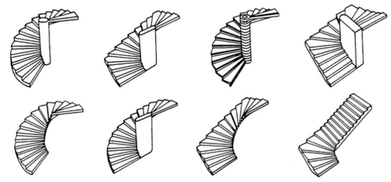 ESCADAS: ESCADAS: elementos compostos por outros elementos estruturais (lances formados por lajes que, por sua vez, se apóiam nas vigas posicionadas nas extremidades das escadas.