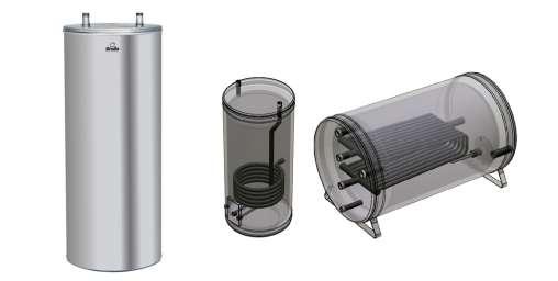 Acumuladores O acumulador é o acessório de armazenamento energético da água de consumo.