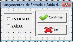 A tela de cadastro de produtos é onde são feitos todos os cadastros para os lançamentos dos itens, seja entrada, seja para saídas.