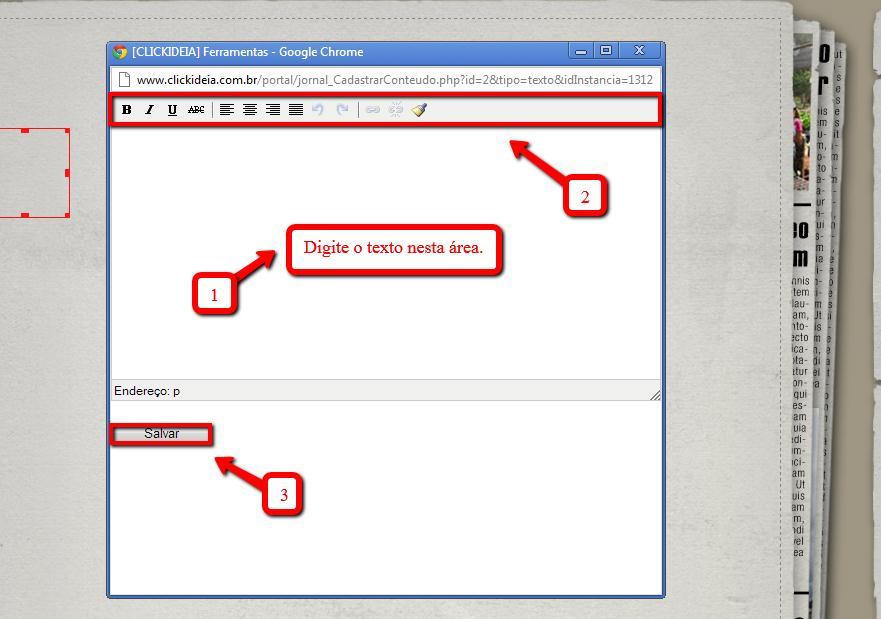 15 Tutorial: Ferramentas do Clickideia Editor de Jornal - Avançado - Caixa de