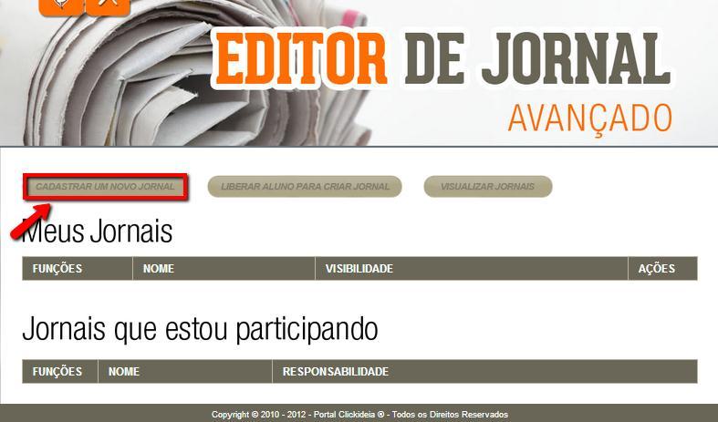 4 Tutorial: Ferramentas do Clickideia Editor de Jornal - Avançado CRIANDO UM