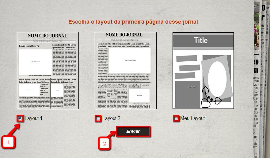 6 Tutorial: Ferramentas do Clickideia Editor de Jornal - Avançado CRIANDO A CAPA DO JORNAL 1.