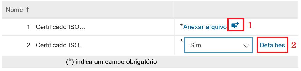 Portal de fornecedores Preencha os campos obrigatórios e clique em