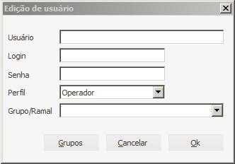 Ao realizar a edição de informações de gravação forneça as seguintes informações: Identificador: informe um valor para identificação que permita futuramente localizar com precisão o registro de