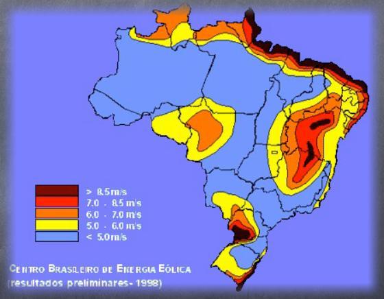 Em 2010 a potência instalada para geração eólica no país aumentou 54,1%.