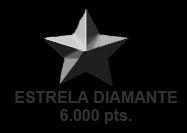 ESTRELA DIAMANTE 6000 PONTOS Abril 2000 pontos Maio 2000 pontos Junho 2000 pontos MÉDIA DE VENDA MENSAL : R$ 3250,00 VENDA SEMANAL: R$ 813,00 VENDA DIÁRIA: R$163,00