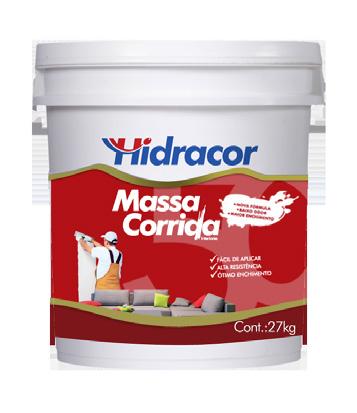 MASSA CORRIDA Formulada a base de emulsão estirenada, é um produto fácil de aplicar e lixar,