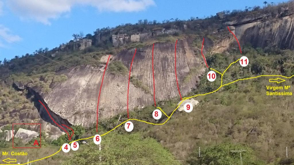 37 SETOR DO DIEDRO O acesso atualmente é feito pela rua sem saída atrás da escola André Cordeiro, pule a cerca, siga paralelo ao muro do colégio, passe o acesso à via Mr.