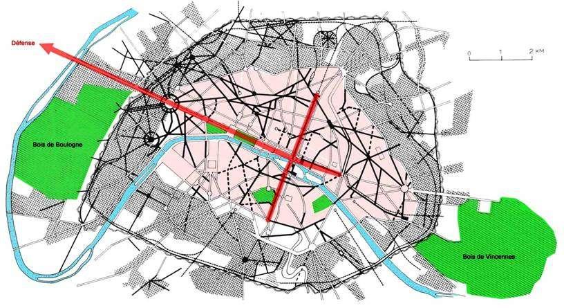 O Plano de Paris (1851/69) modelou as feições contemporâneas