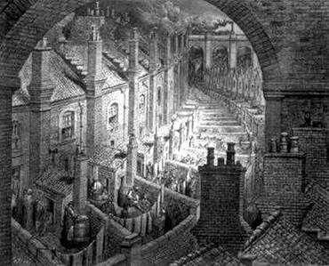 Gustave Doré (1832-83) Over London by Rail (1870) Todo o século XIX foi