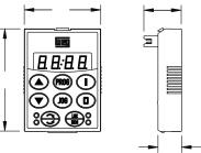 5-10A/380-2.7-4.3-6.5-10A/ 480V 380-480V Filtro supressor interno de RFI-Classe A - 13-16A/380-480V 13-16A/ 380-480V Filtro supressor externo de RFI-Classe B - 1.6-2.6-4.0A/200-1.6-2.6-4.0A/ 240V 200-240V 1.