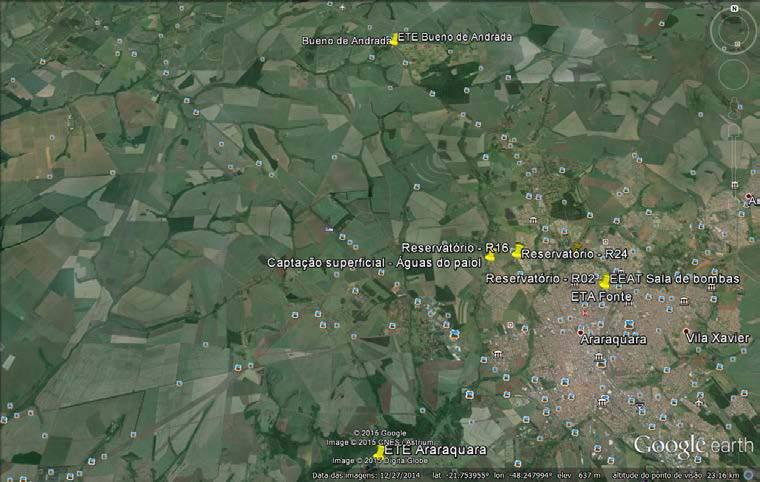 3. FISCALIZAÇÃO Em 24 e 25/06/2015 foram realizadas inspeções de campo nos seguintes subsistemas de água e esgoto para continuação do diagnóstico e verificação de Não Conformidades, conforme a