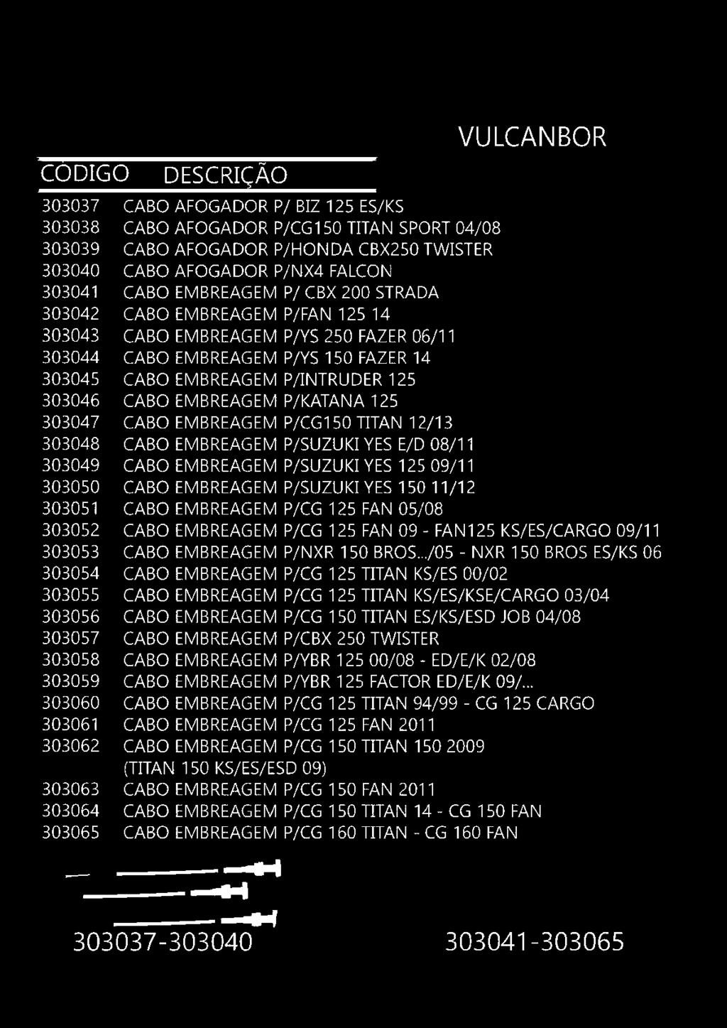 KS/ES/CARGO 09/11 CABO EMBREAGEM P/NXR 150 BROS.