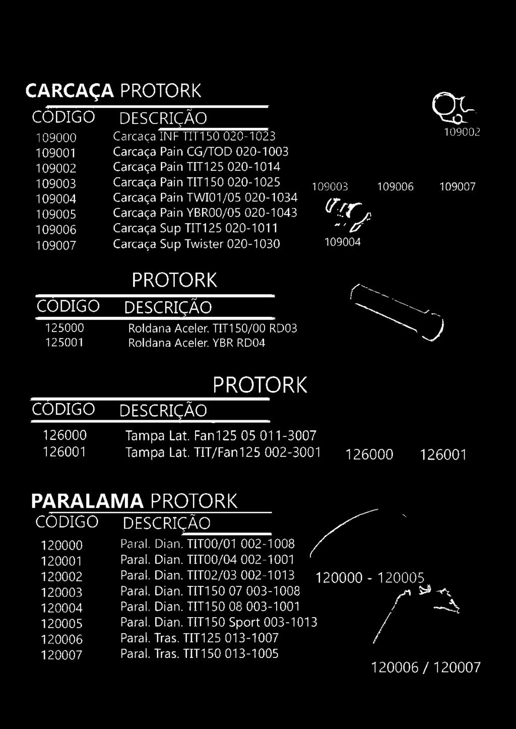 TIT/Fan125 002-3001 126000 126001 PARALAMA PROTORK 120000 120001 120002 120003 120004 120005 120006 120007 Parai. Dian. TIT00/01 002-1008 Parai. Dian. TIT00/04 002-1001 Parai.