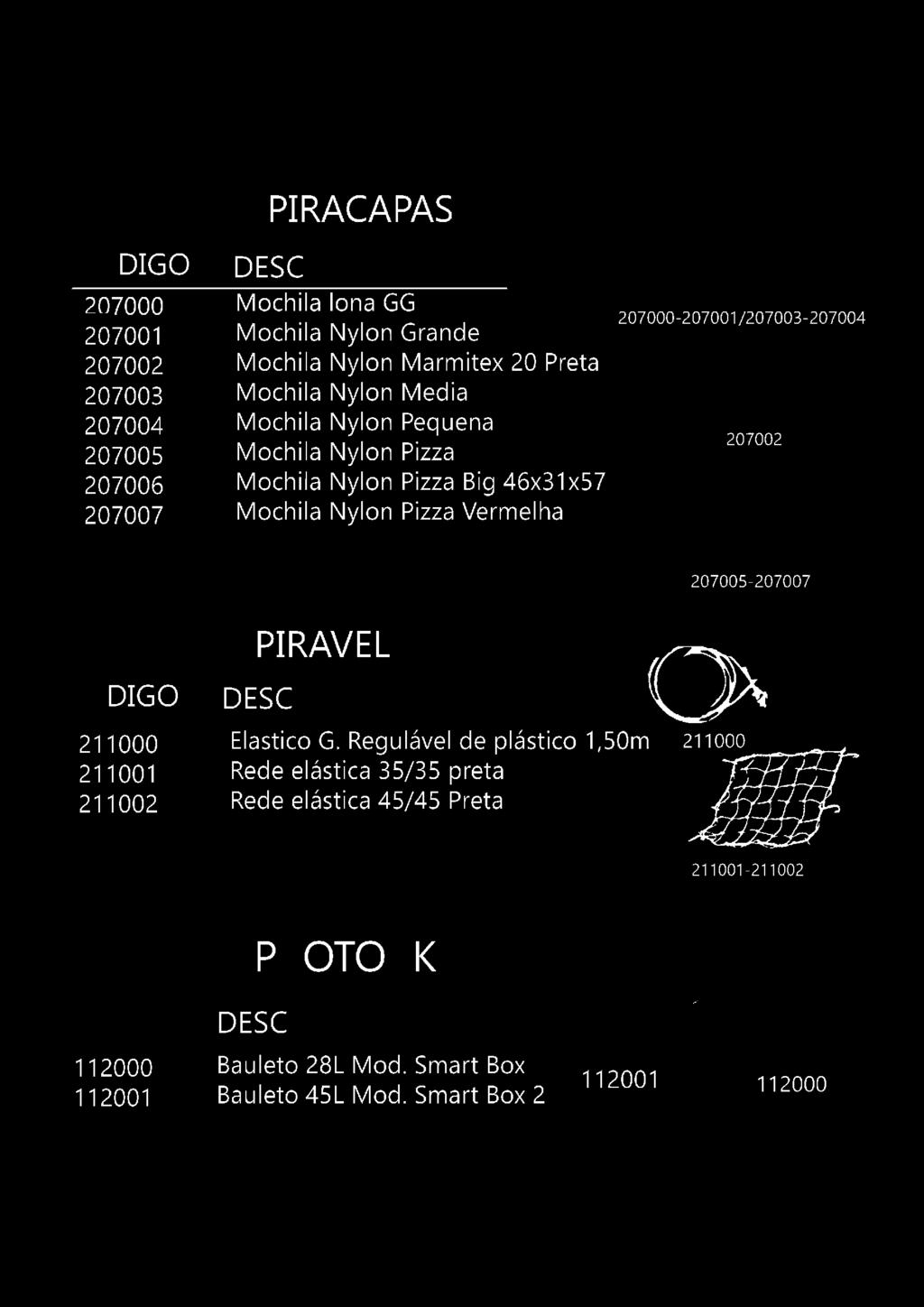 Regulável de plástico 1,50m Rede elástica 35/35 preta Rede elástica 45/45 Preta 207005-207007