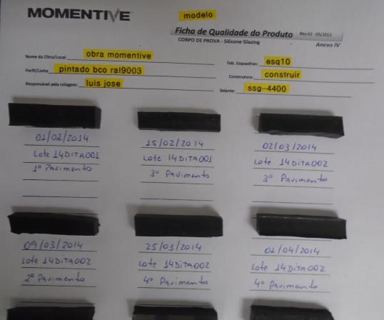 Periodicidade: A vistoria é feita por amostragem aleatória em razão de 1 para cada 10 para os primeiros 50 quadros de 1 para cada 50 daí em diante até o final da obra conforme ABNT 15737.