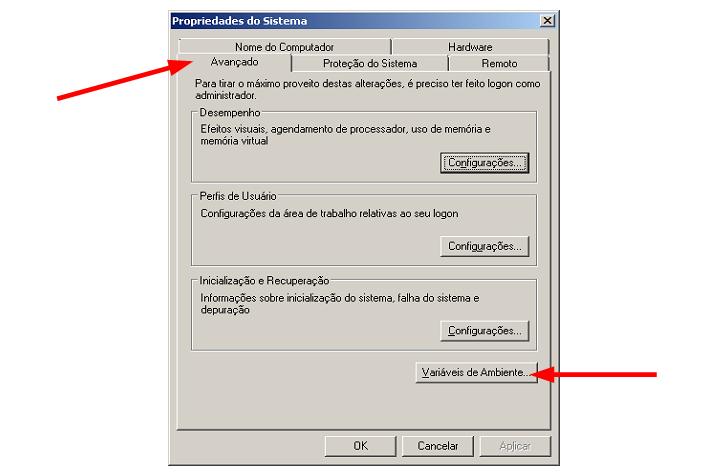 24 Passo 5: Configurando variáveis de ambiente.