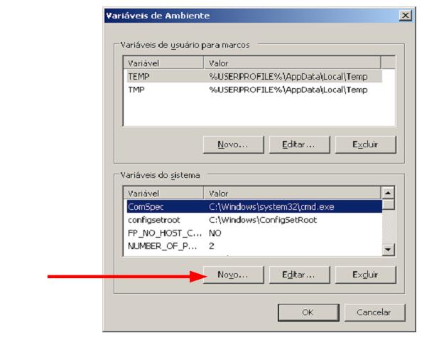 25 Passo 5: Configurando variáveis de ambiente.