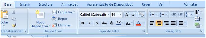 1 2 16 17 18 19 20 3 4 5 6 7 8 9 10 11 12 13 14 15 Legenda: 1 Tipo de Letra 11 Alinhar o texto à Esquerda 2 Tamanho da Letra 12 Alinhar o Texto ao Centro 3 Estilo Negrito 13 Alinhar o texto à Direita