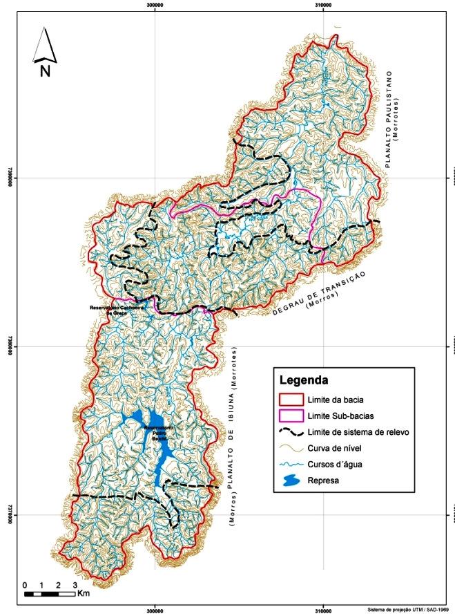 108 Figura 21 Sistemas de relevo da bacia