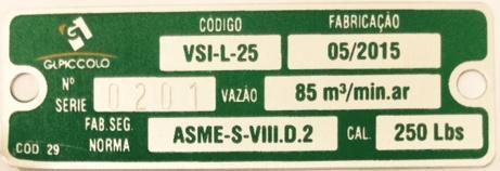 conectada diretamente no recipiente estacionário. - Dimensionada de maneira que uma única válvula seja suficiente para garantir a vazão do GLP, caso haja sobrepressão.