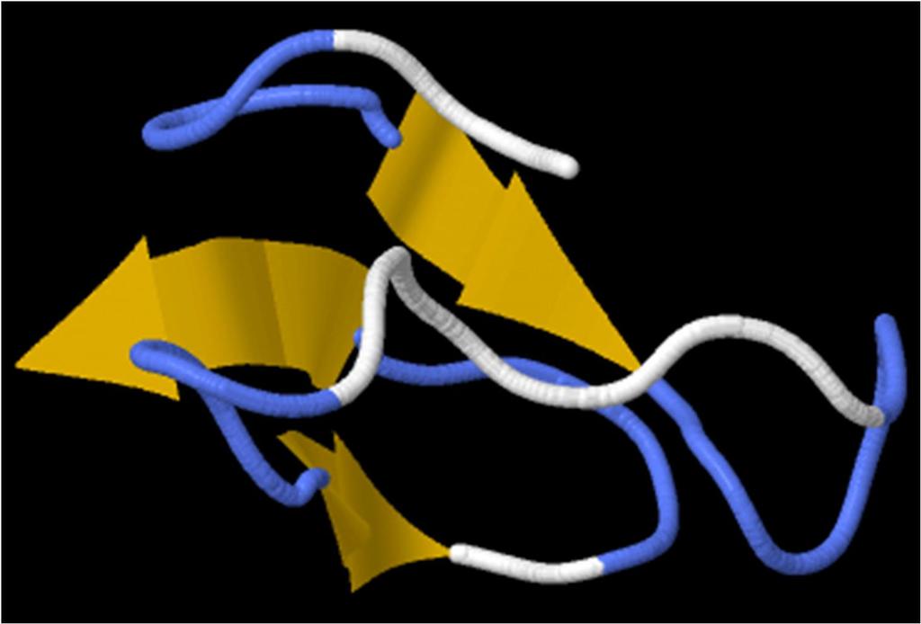 Primeira estrutura 3D por RMN Inibidor de α amilase (tendamistat) em 1986 por Kline