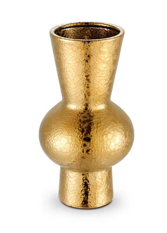 COORDENADOS 18078 Cachepot dourado Cerâmica 17,5 x 8,5 cm 18079 Vaso dourado Cerâmica 16 x 15 cm 18080 Vaso dourado