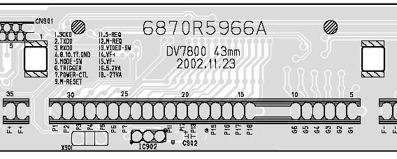 Para verificar se a fonte está funcionado, meça se no pino 4 do conector CN603 temos a tensão de 5V dc. Para o SD-7061 que possui o LED POWER ON é só observar se o Led Liga.