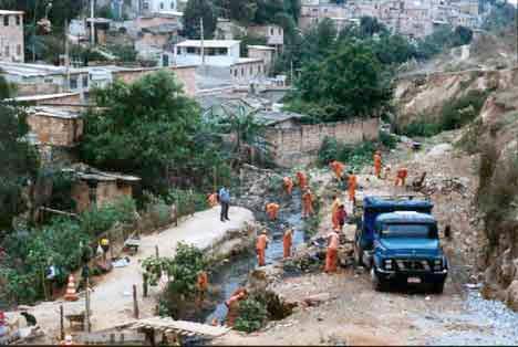 coleta e tratamento de esgoto